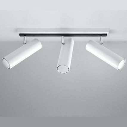 Точковий світильник DIREZIONE 3xGU10/40W/230V білий