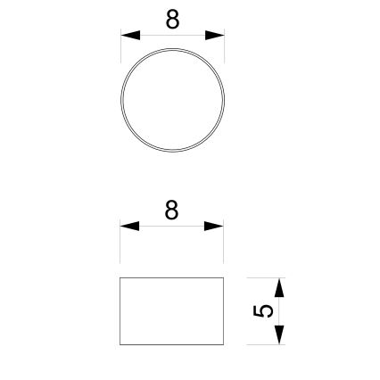 Точковий світильник DIXIE 1xGX53/11W/230V рожевий