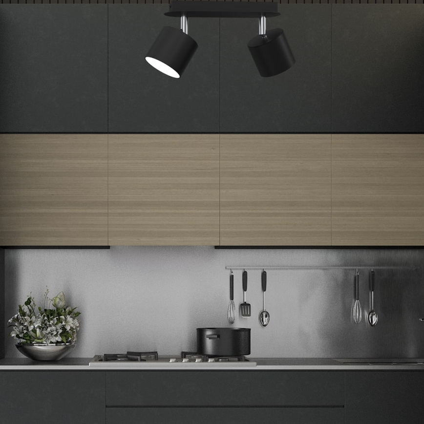 Точковий світильник DIXIE 2xGX53/11W/230V чорний