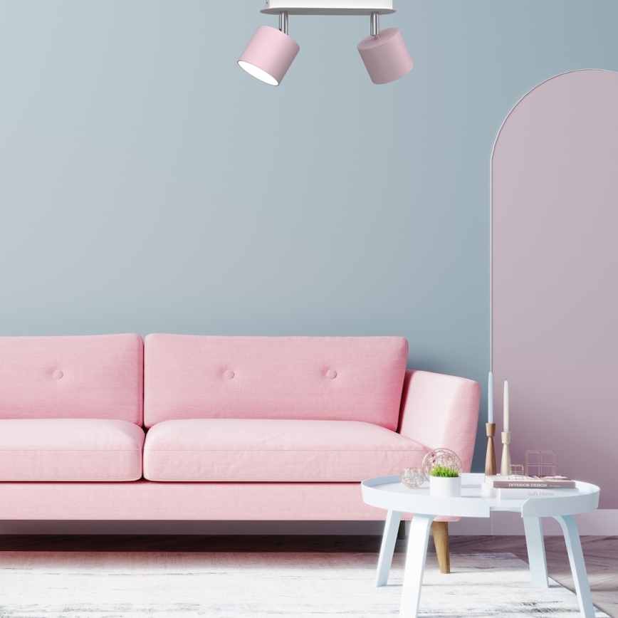 Точковий світильник DIXIE 2xGX53/11W/230V рожевий