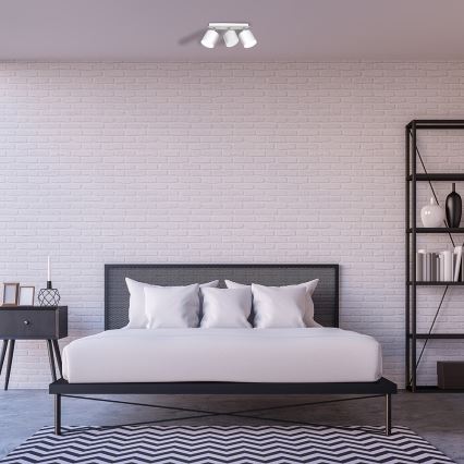 Точковий світильник DIXIE 3xGX53/11W/230V білий