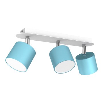 Точковий світильник DIXIE 3xGX53/11W/230V синій