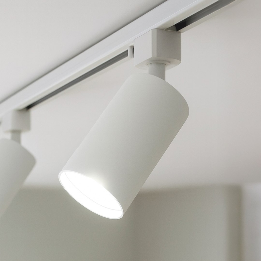 Точковий світильник для 1-фазної трекової системи TIGER 1xGU10/10W/230V білий