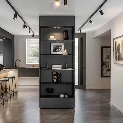 Точковий світильник для трекової системи 4xGU10/25W/230V 2 м чорний