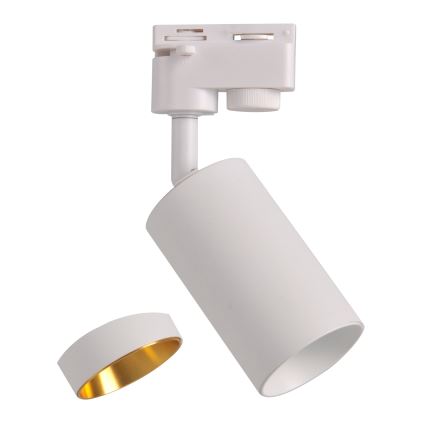 Точковий світильник для трекової системи MARIBEL 1xGU10/10W/230V білий