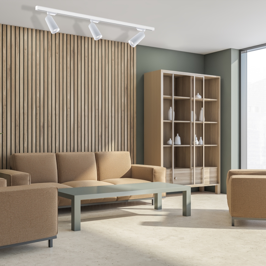 Точковий світильник для трекової системи MICA 3xGU10/25W/230V білий