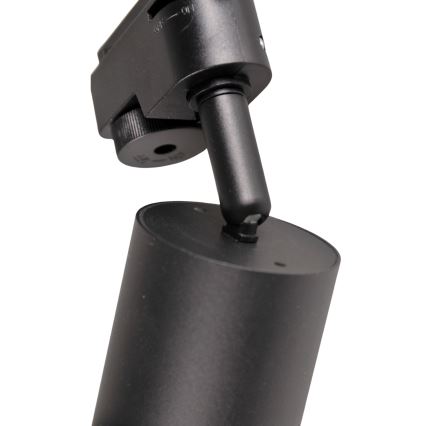 Точковий світильник для трекової системи PARIS 3xGU10/10W/230V + 1 м трекова система чорний