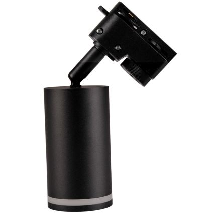 Точковий світильник для трекової системи PARIS 6xGU10/10W/230V + 2x1 м трекова система чорний