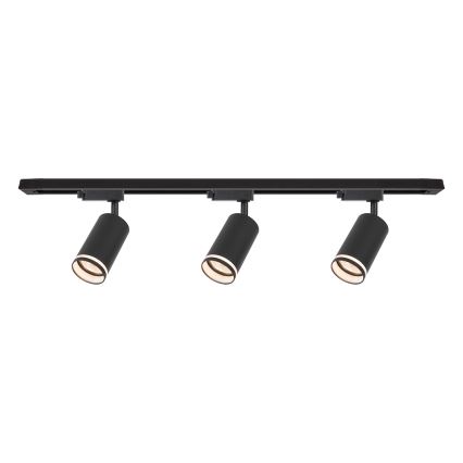 Точковий світильник для трекової системи PIPE 3xGU10/10W/230V чорний
