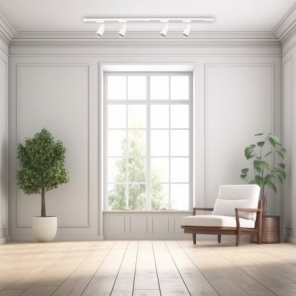 Точковий світильник для трекової системи PIPE 4xGU10/10W/230V білий