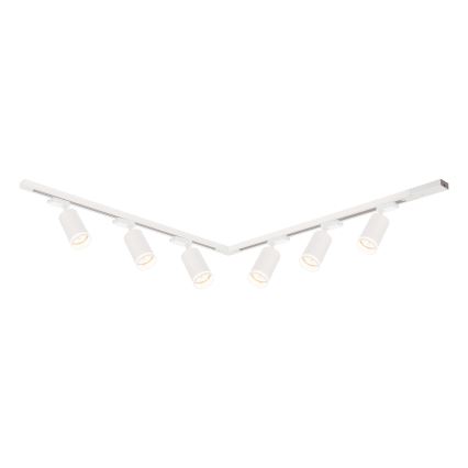 Точковий світильник для трекової системи PIPE 6xGU10/10W/230V, білий