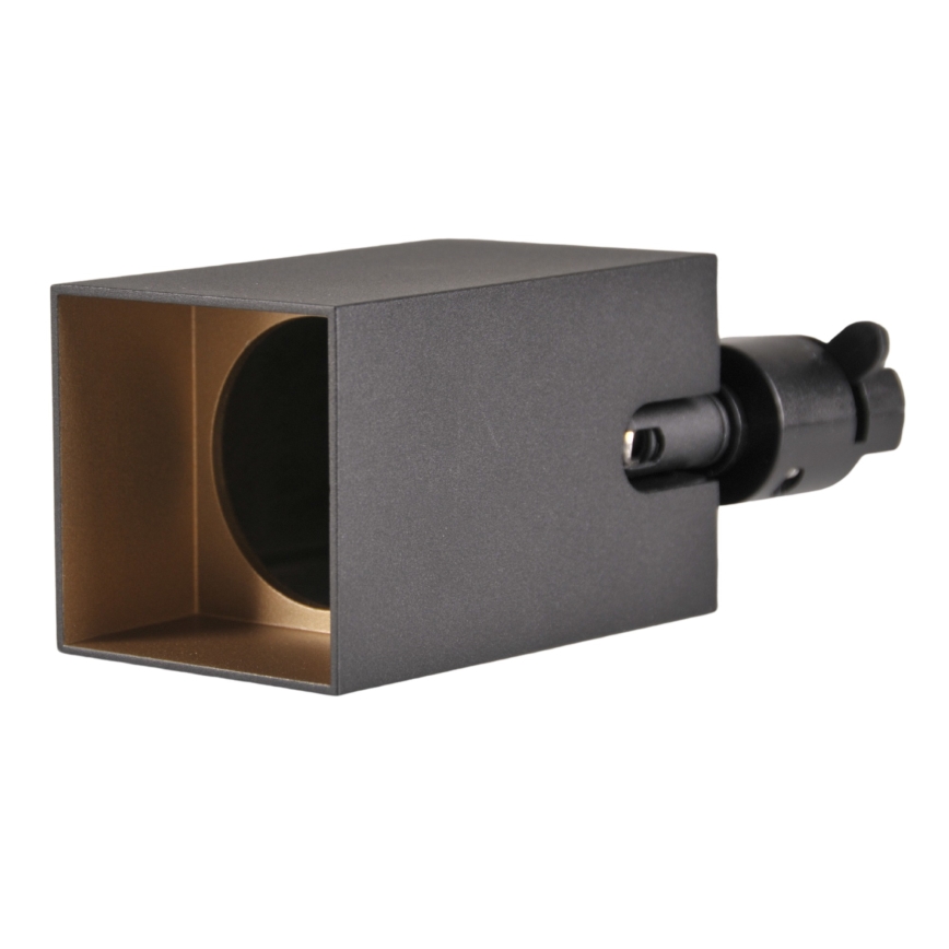 Точковий світильник для трекової системи SQUARE 1xGU10/10W/230V чорний