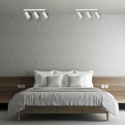 Точковий світильник для ванної кімнати TURYN 3xGU10/10W/230V IP44 білий