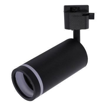 Точковий світильник до 1-фазної трекової системи JET RING 1xGU10/10W/230V чорний