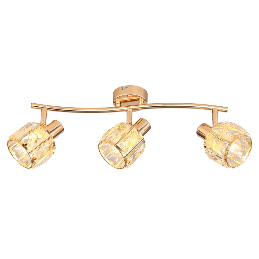 Точковий світильник DUBAI 3xE14/40W/230V рожеве золото