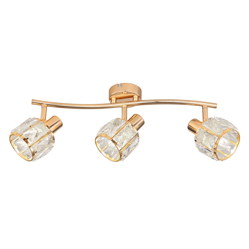 Точковий світильник DUBAI 3xE14/40W/230V рожеве золото