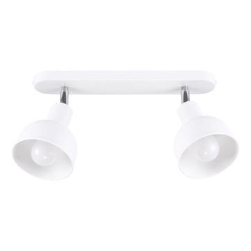 Точковий світильник ELBA 2xE27/15W/230V білий