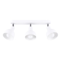 Точковий світильник ELBA 3xE27/15W/230V білий