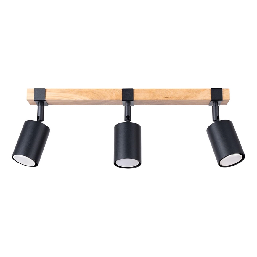 Точковий світильник FAGER 3xGU10/10W/230V чорний