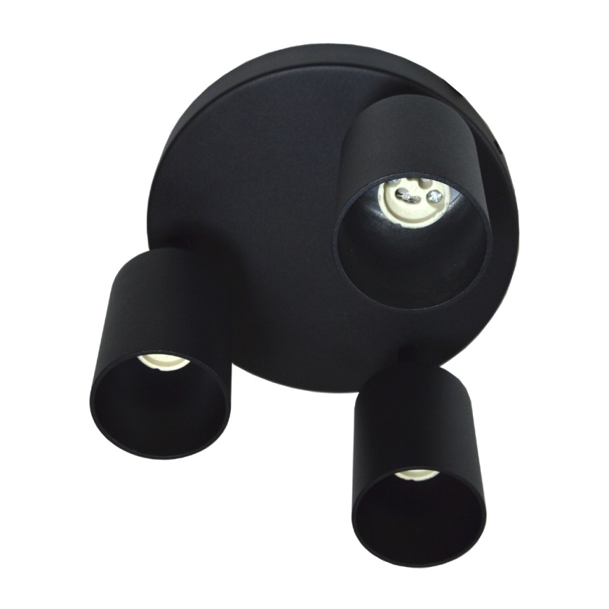 Точковий світильник FARGO 3xGU10/30W/230V чорна