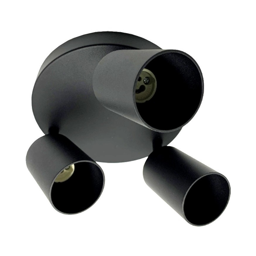 Точковий світильник FARGO 3xGU10/30W/230V чорна