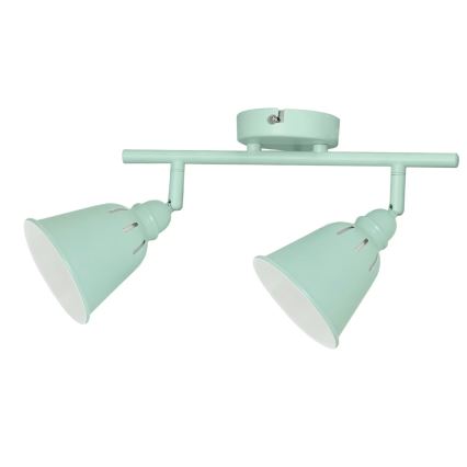 Точковий світильник FIONA 2xE14/8W/230V зелений