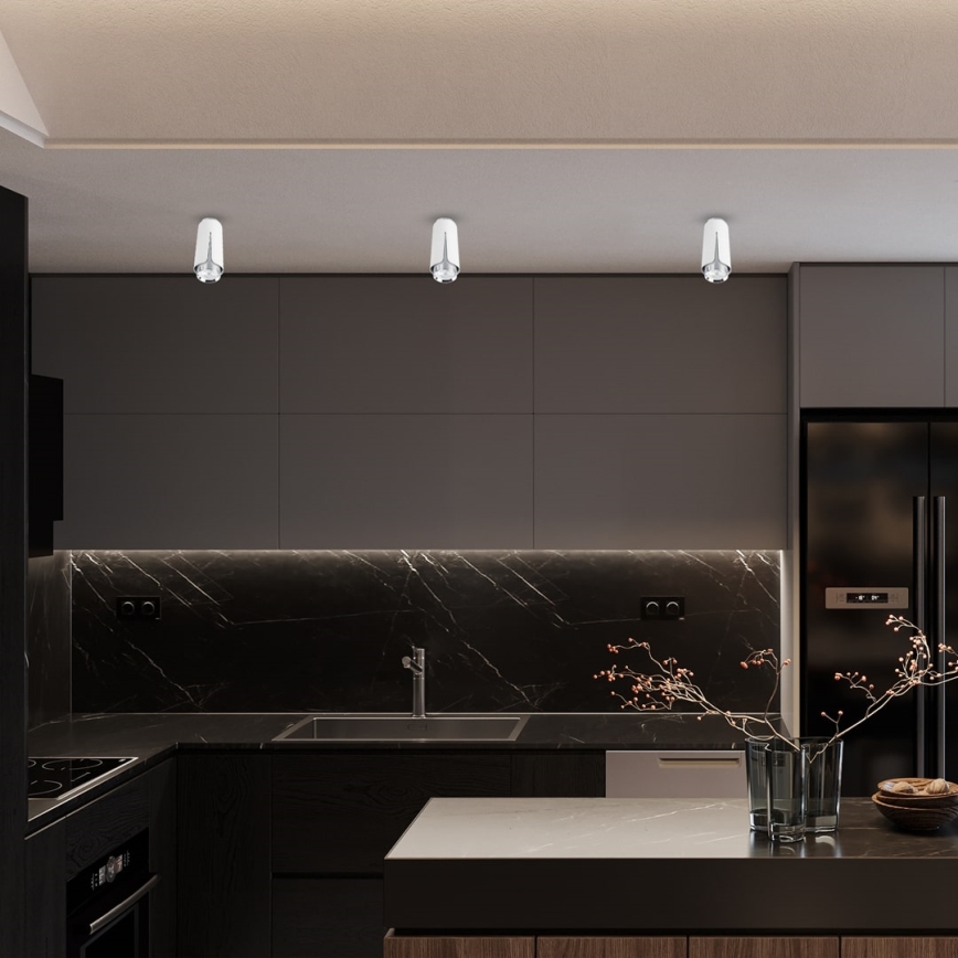 Точковий світильник FLOWER 1xGU10/8W/230V білий