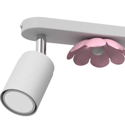 Точковий світильник FLOWER 2xGU10/8W/230V білий