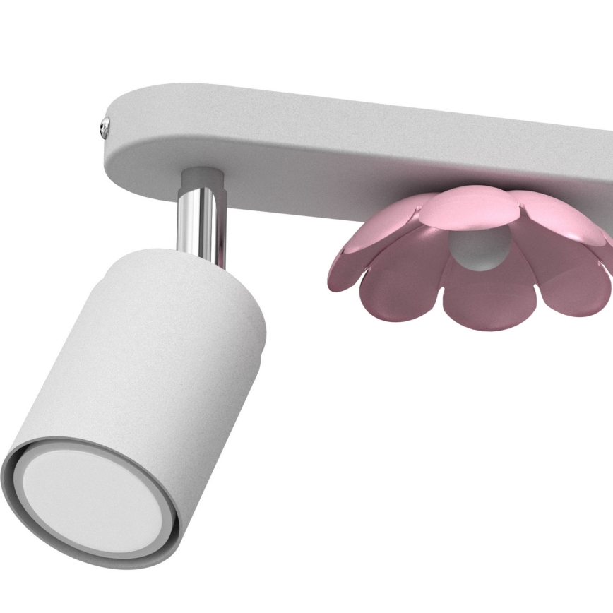 Точковий світильник FLOWER 2xGU10/8W/230V білий