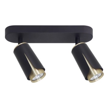 Точковий світильник FLOWER 2xGU10/8W/230V чорний