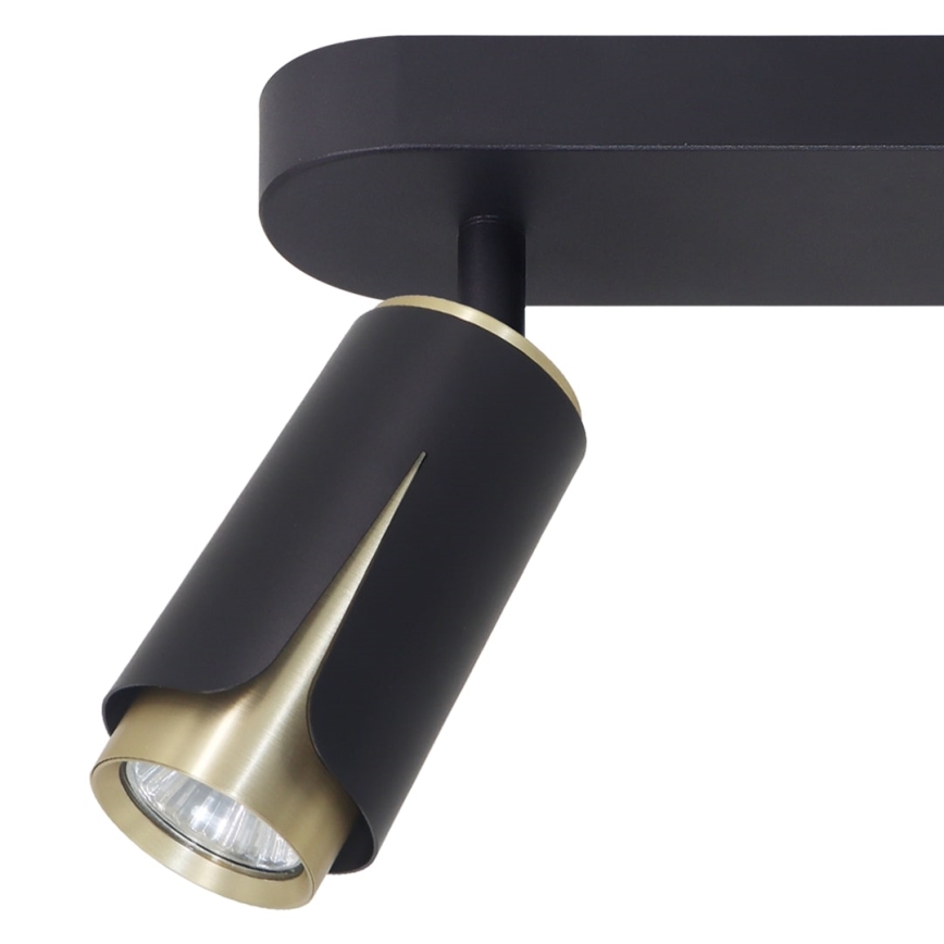 Точковий світильник FLOWER 2xGU10/8W/230V чорний