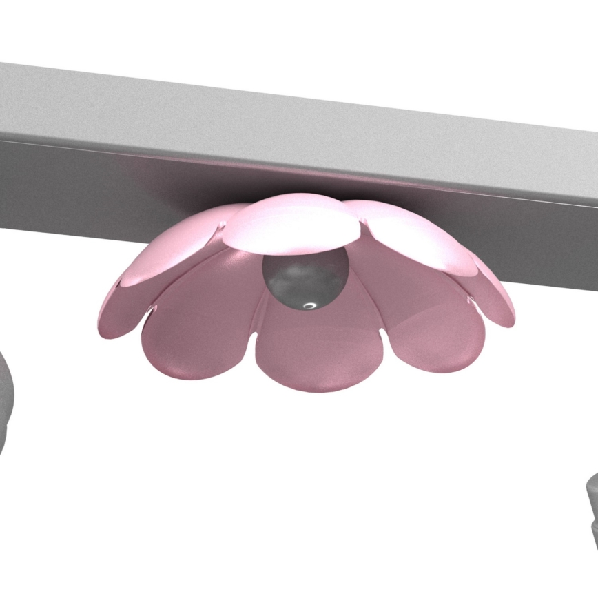 Точковий світильник FLOWER 2xGU10/8W/230V матовий хром