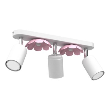 Точковий світильник FLOWER 3xGU10/8W/230V білий