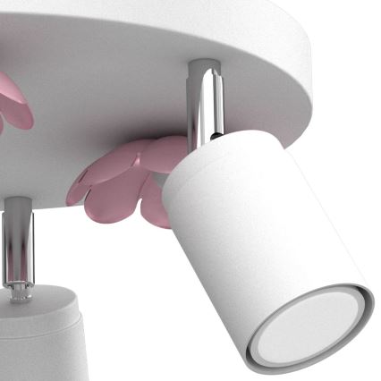 Точковий світильник FLOWER 3xGU10/8W/230V білий