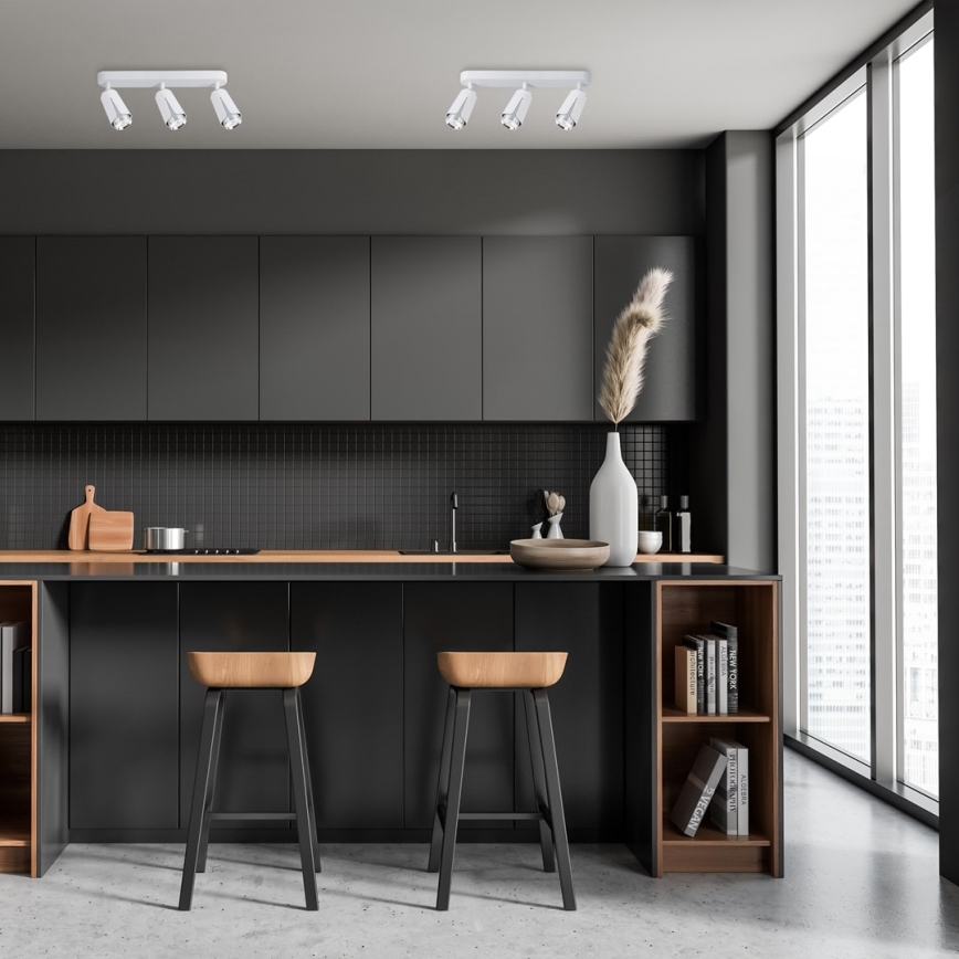 Точковий світильник FLOWER 3xGU10/8W/230V білий