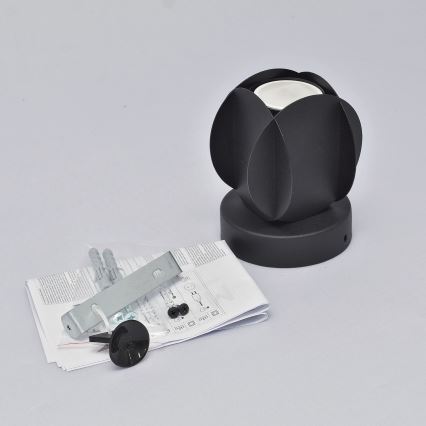 Точковий світильник GAMBIT 1xGU10/10W/230V чорний