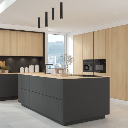 Точковий світильник GENESIS 1xGU10/8W/230V 40 см чорний