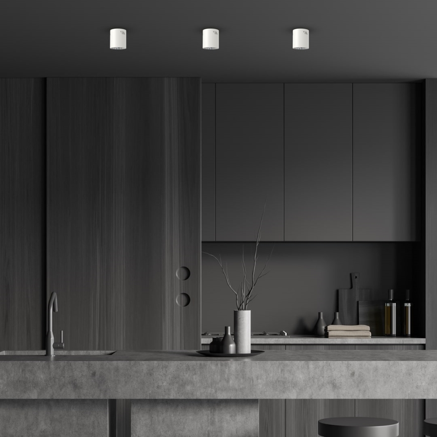 Точковий світильник GEORGE 1xE27/60W/230V діаметр 11 см білий