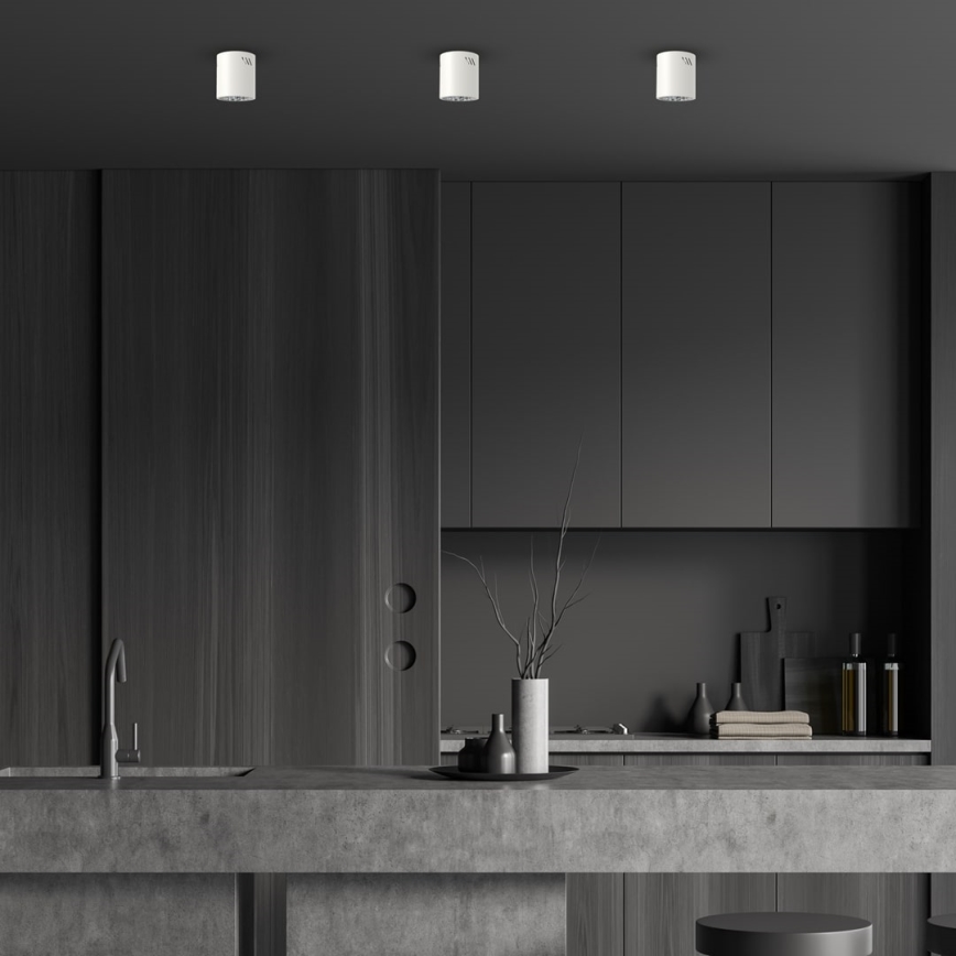 Точковий світильник GEORGE 1xE27/60W/230V діаметр 13,7 см білий