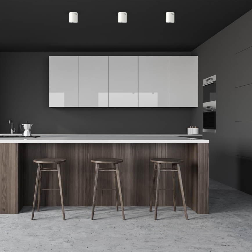 Точковий світильник GEORGE 1xE27/60W/230V діаметр 13,7 см білий