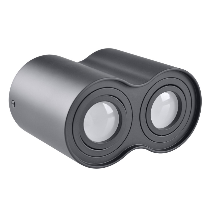 Точковий світильник HADAR 2xGU10/10W/230V чорний