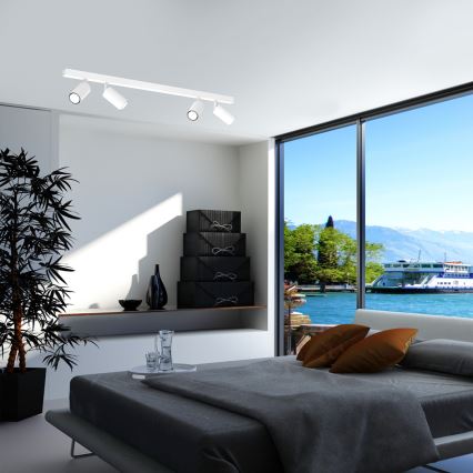 Точковий світильник HUDSON 4xGU10/8W/230V білий