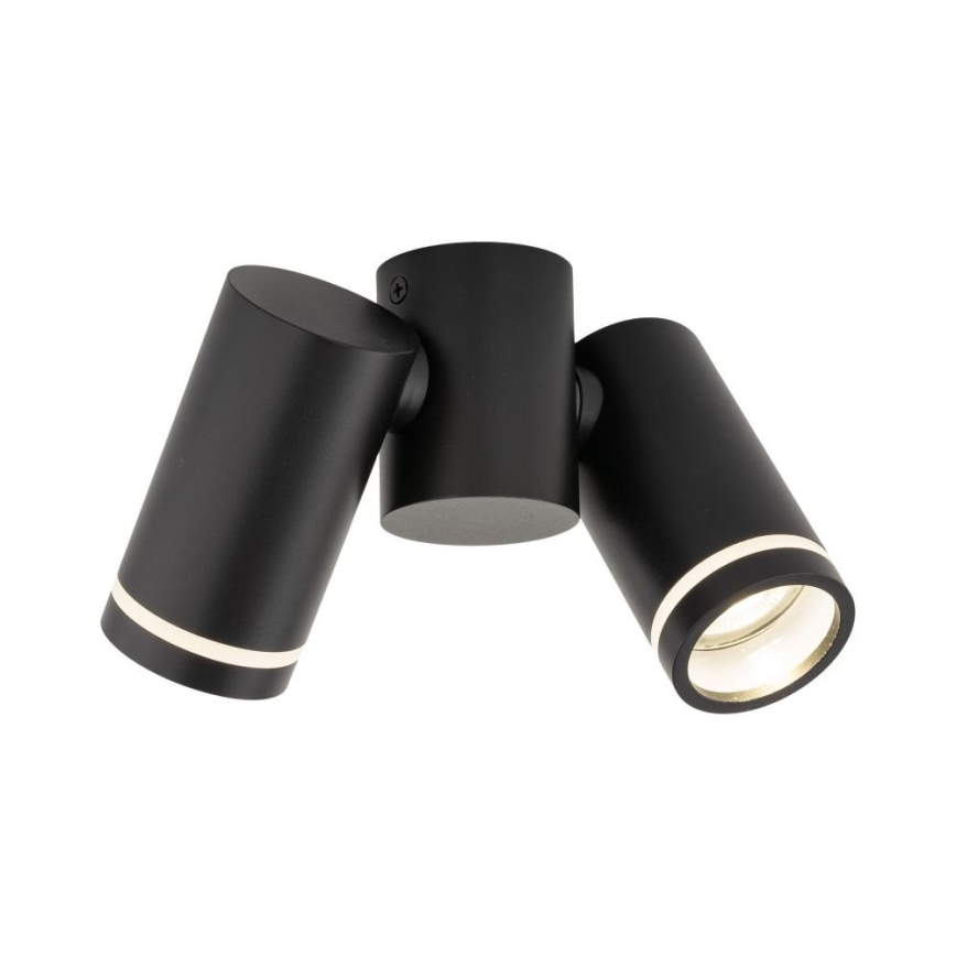 Точковий світильник JET SET 2xGU10/10W/230V чорний