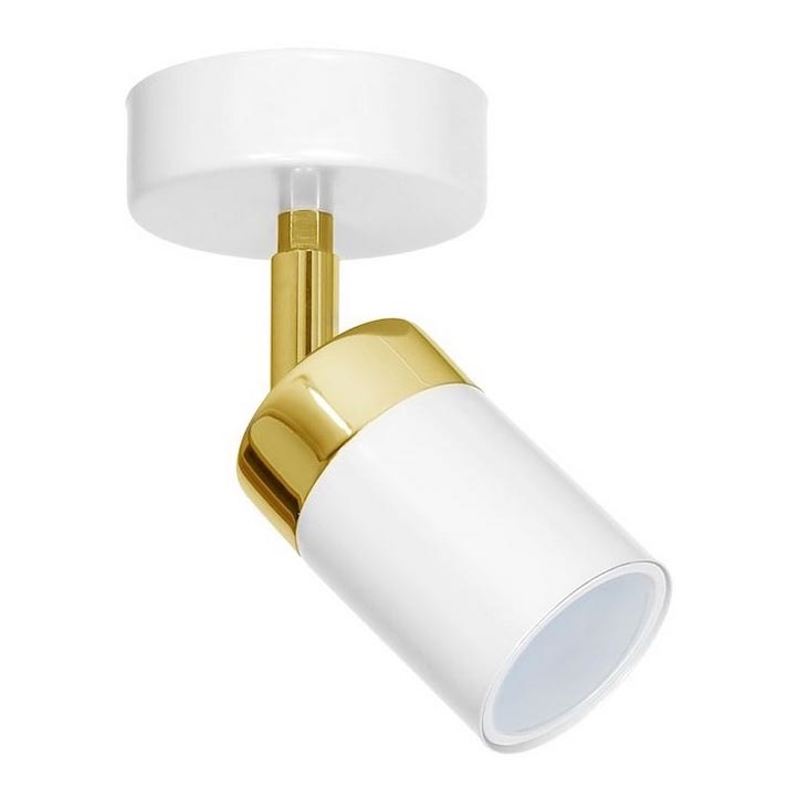 Точковий світильник JOKER 1xGU10/25W/230V білий/золотий