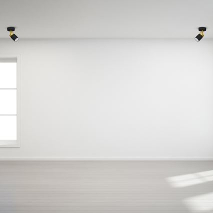 Точковий світильник JOKER 1xGU10/25W/230V чорний/золотистий