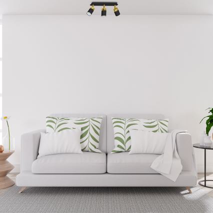 Точковий світильник JOKER 3xGU10/25W/230V чорний/золотий