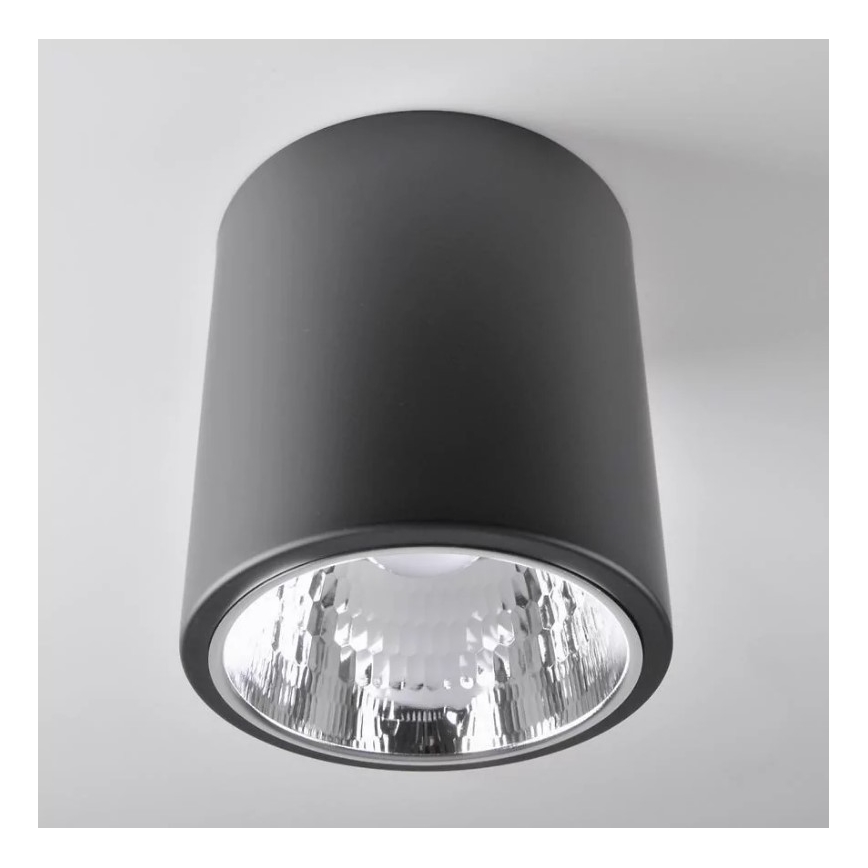 Точковий світильник JUPITER 1xE27/20W/230V діаметр 16,5 см чорний