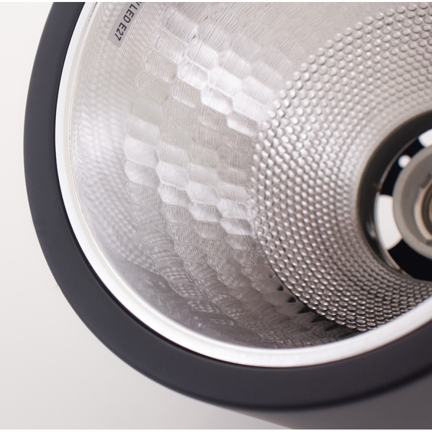 Точковий світильник JUPITER 1xE27/20W/230V діаметр 16,5 см чорний