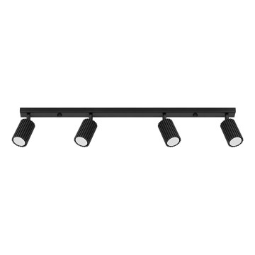 Точковий світильник KARBON 4xGU10/10W/230V чорний