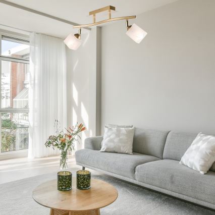 Точковий світильник KLARA 2xE14/40W/230V золотий